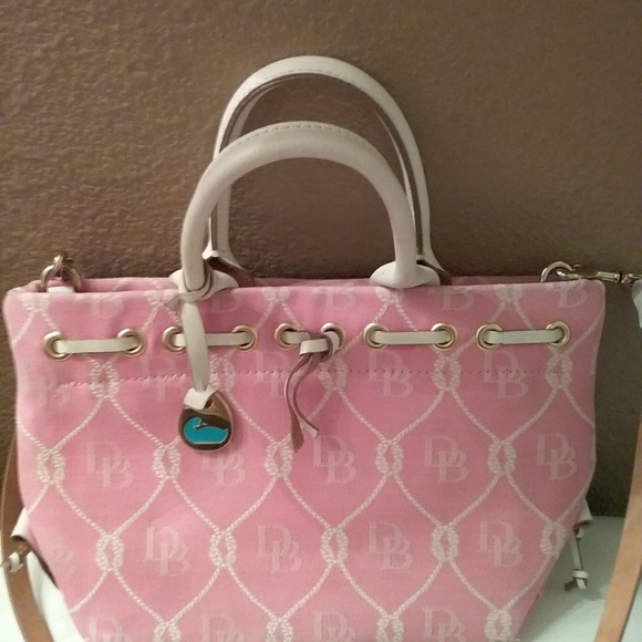 Handbags - Dooney & Bourke pink purse rehabbed